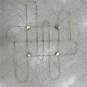 Gold Metal Wall Art Photo Clipboard